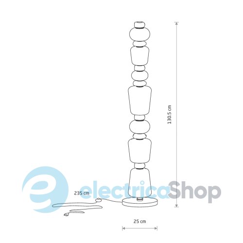 Торшер Nowodvorski Ceramic LED 8W 3000K 11704