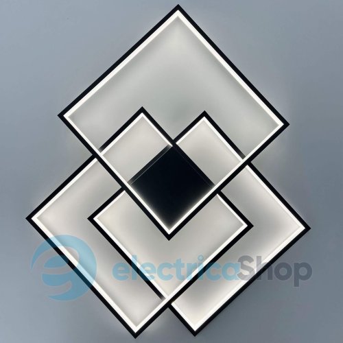 Світильник стельовий Luminaria CALLISTA 100W 3000-6500K 3S BLACK з пультом ДК