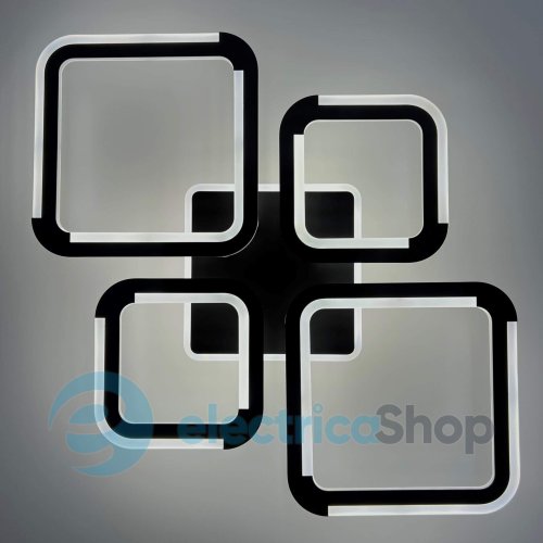 Потолочный светильник Luminaria SELENA 75W 3000-6500K 5S BLACK с пультом ДУ