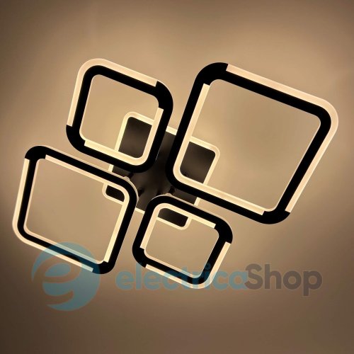 Потолочный светильник Luminaria SELENA 75W 3000-6500K 5S BLACK с пультом ДУ