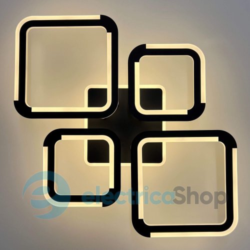 Потолочный светильник Luminaria SELENA 75W 3000-6500K 5S BLACK с пультом ДУ