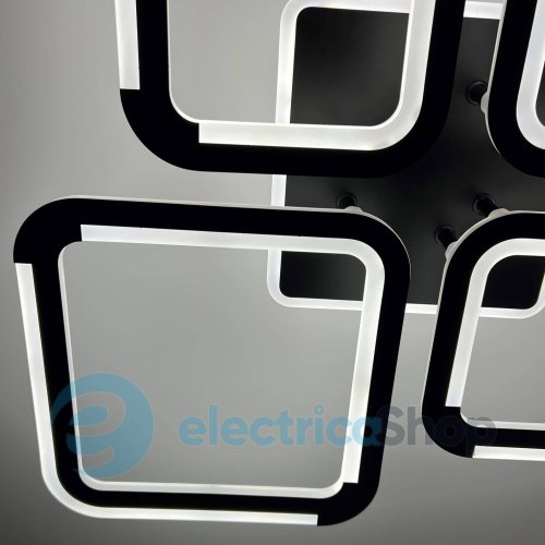 Потолочный светильник Luminaria SELENA 75W 3000-6500K 5S BLACK с пультом ДУ