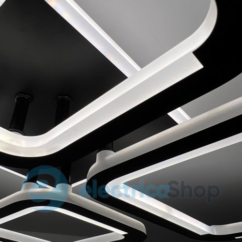 Потолочный светильник Luminaria SELENA 75W 3000-6500K 5S BLACK с пультом ДУ