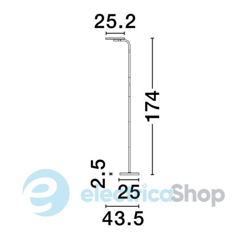 Торшер SINKRO 9002080 Nova Luce