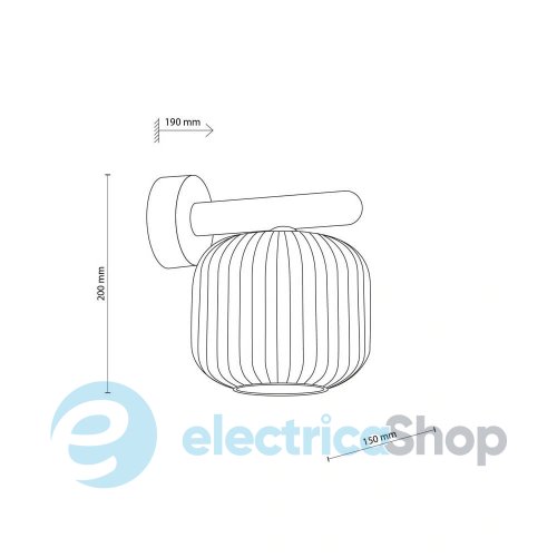 Бра TK-Lighting SALVIA BROWN 11067