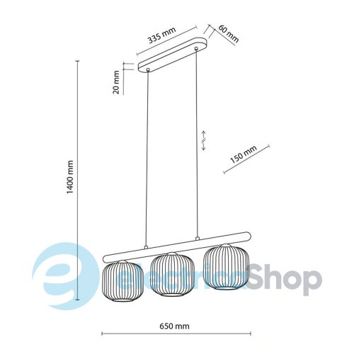 Люстра TK-Lighting SALVIA BROWN 11069