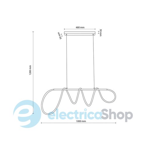 Люстра TK-Lighting DORANA LED 45W 4000K 6774
