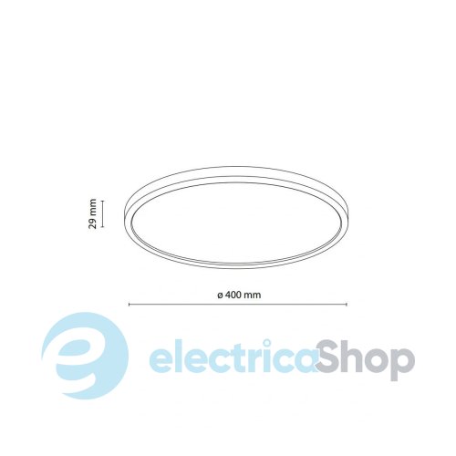 Стельовий світильник TK-Lighting AQUA WHITE MEDIUM 36W LED 6902