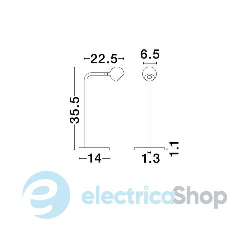 Настільна лампа SFERA 9540253 Nova Luce