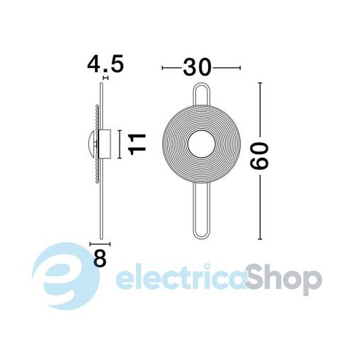Настенный светильник NOUS 9236397 Nova Luce
