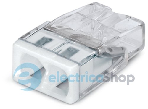 Клеммник WAGO 2 (монолитных) х 0,5-2,5 мм&#178; (24А) Сu артикул 2273-202