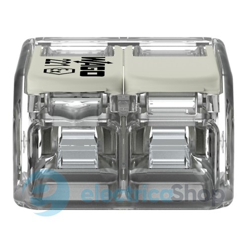 Клема для з'єднання від 0,14 до 4 мм² (24А) Сu Wago 221-482