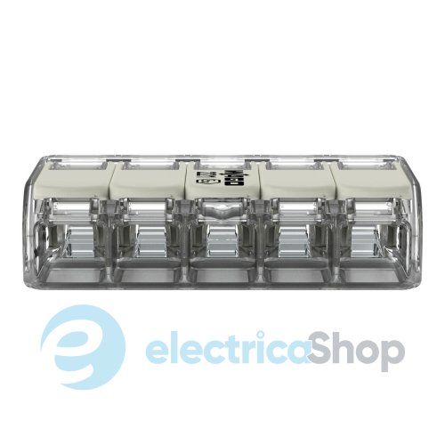 Клема для з'єднання від 0,14 до 4 мм² (32А) Сu Wago 221-485