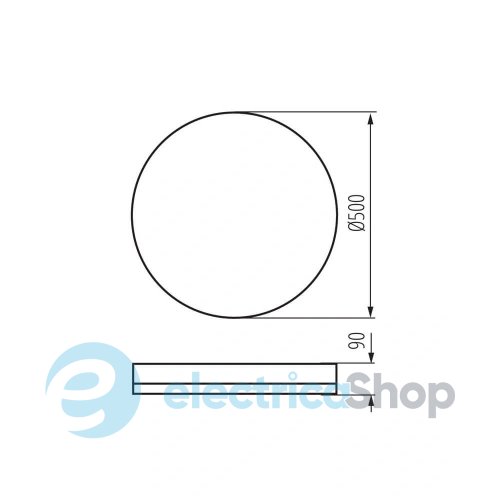 Потолочный cветильник Kanlux ARVOS LED 37W 3000K-6500K 2680Lm 37329