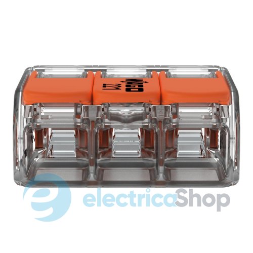 Соединительная клемма 3-а. до 6 мм&#178; (41А) Wago 221-613