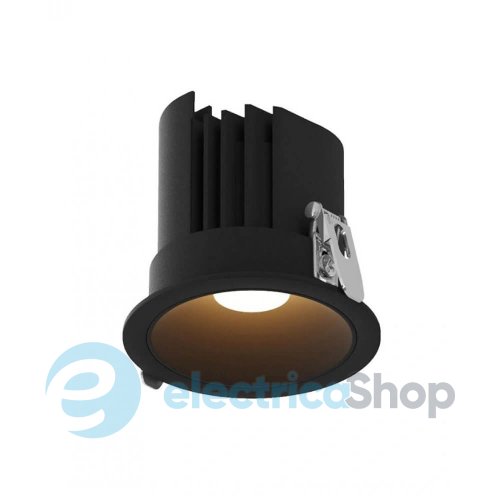 Точечный встраиваемый светильник KLOODI KD-SMILE R68 BK GU10