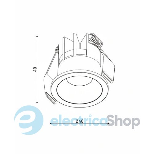 Точечный cветильник KLOODI KD-MINI40 3W 4K WH DIM 4000K