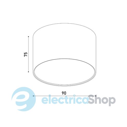 Точечный светильник KLOODI KD-RONDO90 8W CCT WH 3000-6000K 640Lm