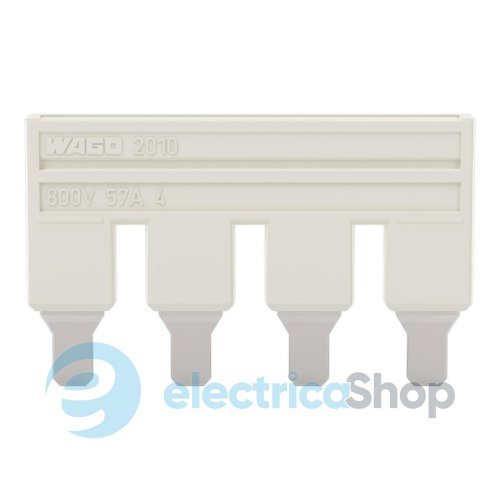 Перемичка 4-контактна Wago 2010-404