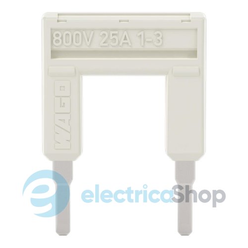 Перемичка "1-3" ізольована, сіра, для клем 2002 серії Wago 2002-433