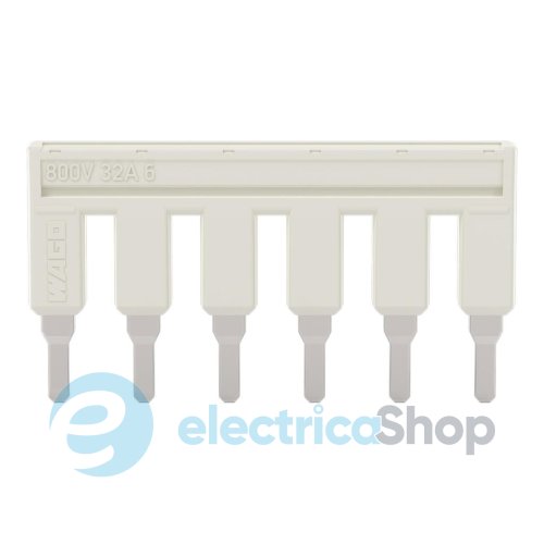 Перемичка 6 конт. світло-сіра WAGO 2004-406 Wago 2004-406