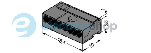 Клемма Wago 243-208