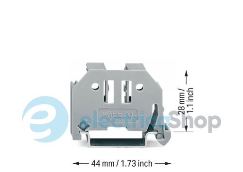 Реечный стопор TS35 Wago 249-117