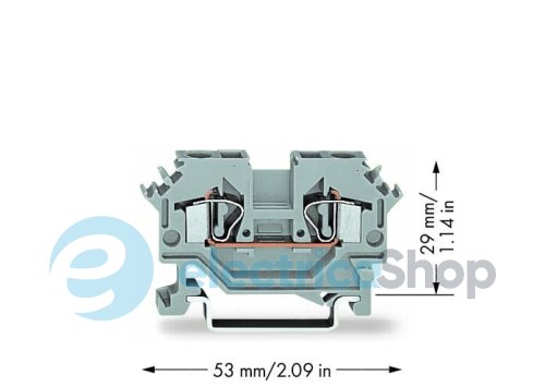 Проходна клема Wago 281-601