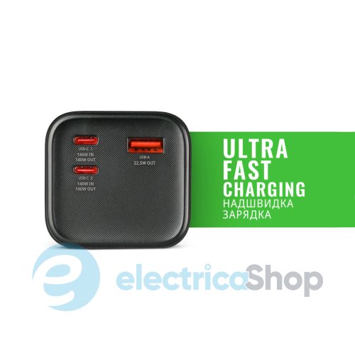 Повербанк VIDEX 30000mAh 162W PD140W +Display VPB-316-G