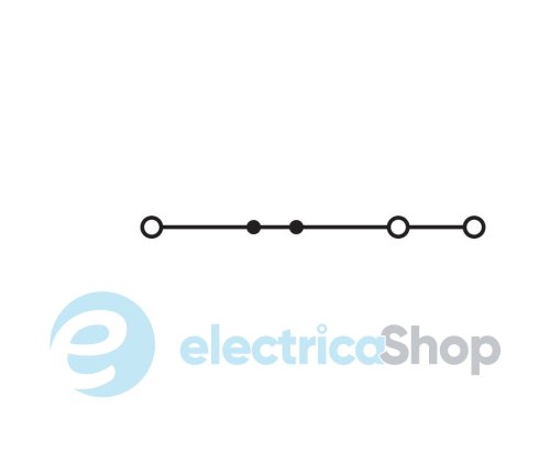 Клемма проходная 3-контактная, 24 AWG, 16 AWG, 1.5 м², зажим, 18 А Wago 2000-1301
