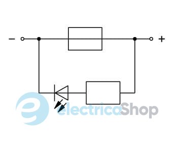 Клема прохідна Wago 282-698/281-413