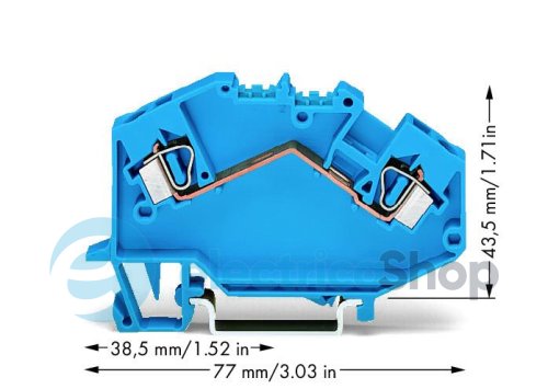 Клема прохідна Wago 781-604