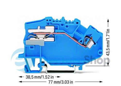Клема прохідна Wago 780-613