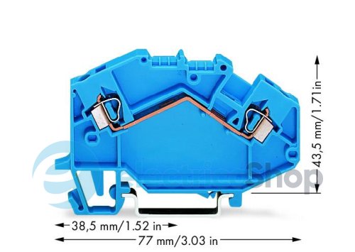 Клема прохідна Wago 780-604