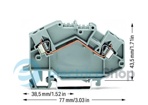 Клема прохідна Wago 780-601