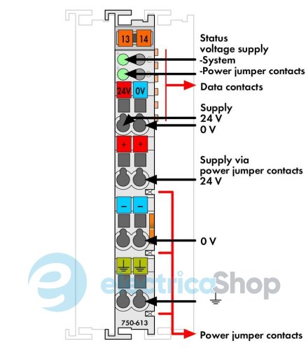 Електронний модуль Wago 750-613