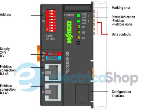 Електронний модуль Wago 750-352