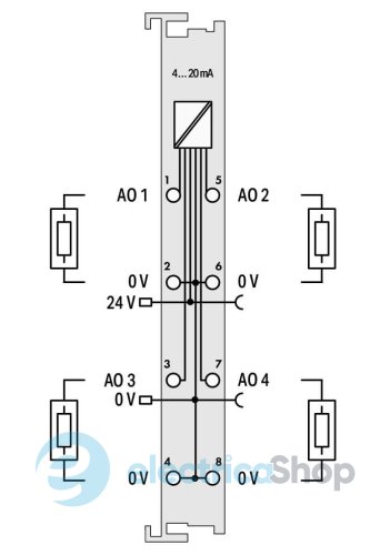 Електронний модуль Wago 750-555