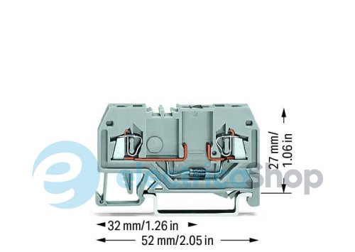 Проходна клема светодиод Wago 279-915/281-411