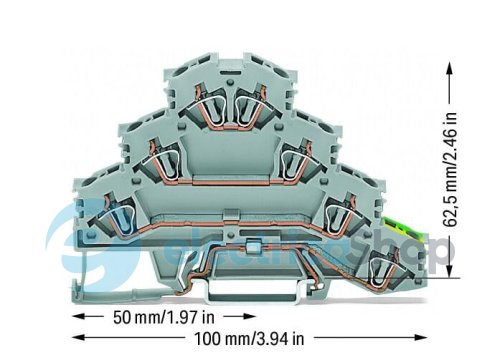 Клема Wago 281-530