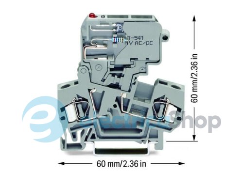 Клема з запобіжником Wago 281-611/281-541