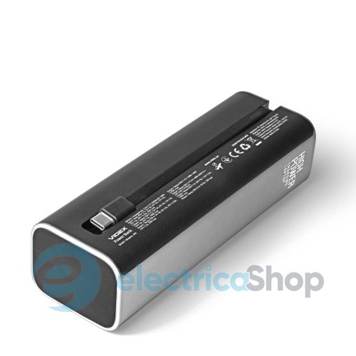Повербанк VIDEX 20000mAh 165W PD100W +Display VPB-366-G