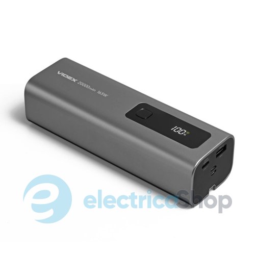 Повербанк VIDEX 20000mAh 165W PD100W +Display VPB-366-G