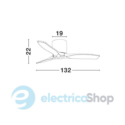 Люстра-вентилятор NINEMIA 9952373 Nova Luce