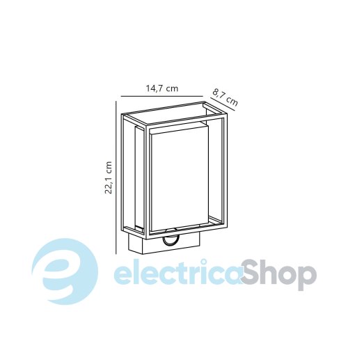 Вуличний світильник Nordlux Nestor Sensor 49051503