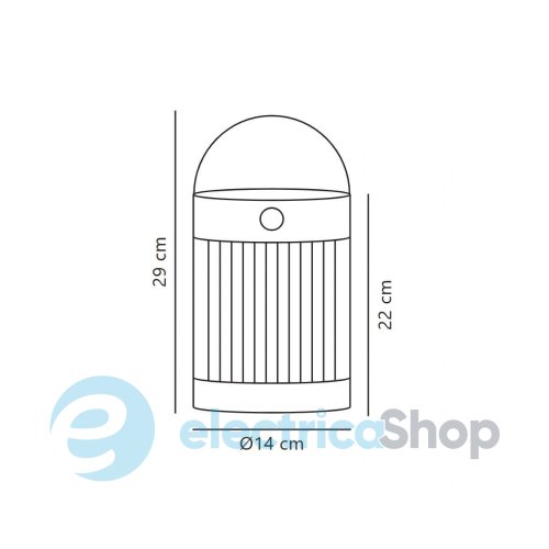 Уличный светильник Nordlux Coupar 2518215009 на солнечной батарее