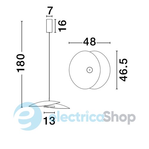 Підвісний світильник OLEA 9580697 Nova Luce
