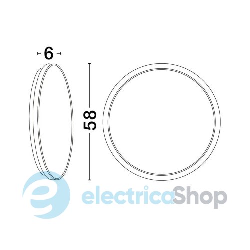 Зеркало с подсветкой ONAR 9030500 Nova Luce