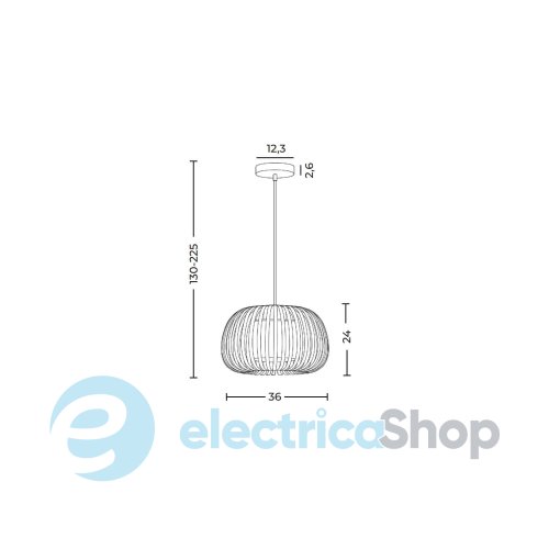 Підвісний світильник AZzardo AGORA PENDANT Pink AZ6645