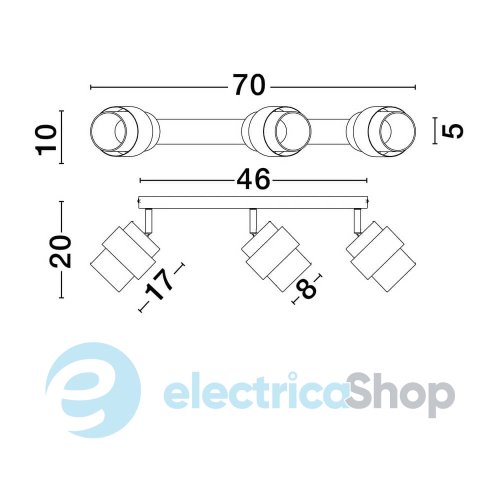 Светильник-спот SIANNA 9236388 Nova Luce